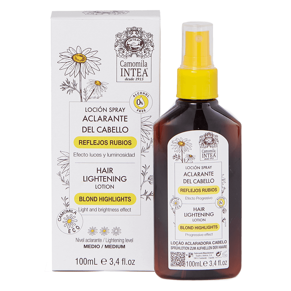 Lotion éclaircissant pour les cheveux Camomila Intea® REFLETS BLONDS. Nouveau sans alcohol
