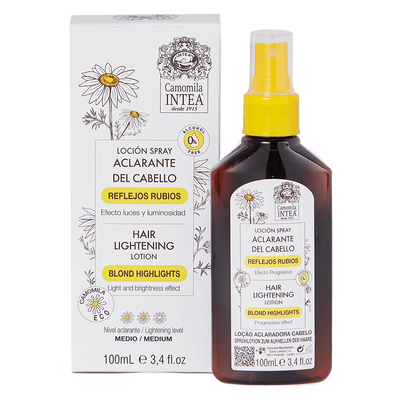 Lotion éclaircissant pour les cheveux Camomila Intea® REFLETS BLONDS. Nouveau sans alcohol